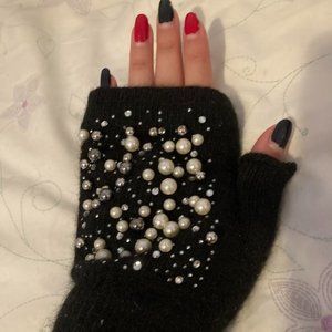 Fingerless Mittens gloves